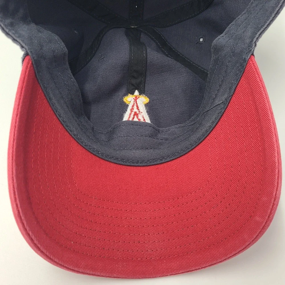 California Angels Hat Fitted M 47 Brand Franchise Blue Red MLB Los Angeles Men